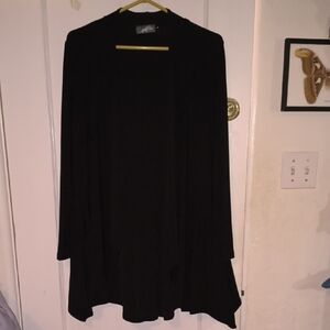 Sympli | Classic Black Women's Cardigan